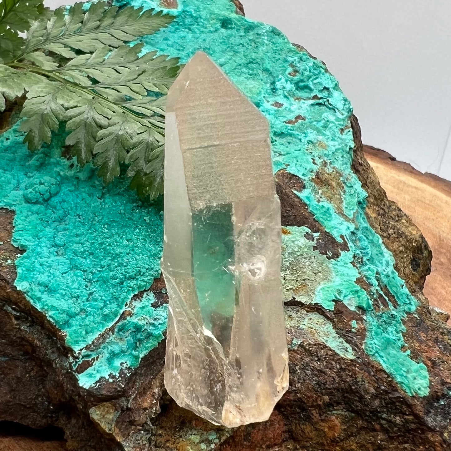 Tangerine Lemurian Quartz Point