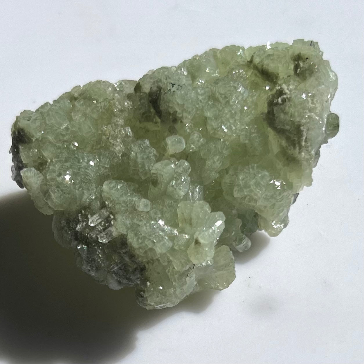 Botryoidal Prehnite Cluster - A Grade cluster