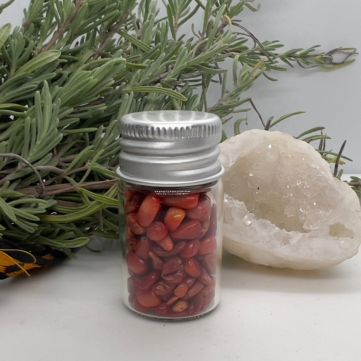 Red Coral Crystal Chips