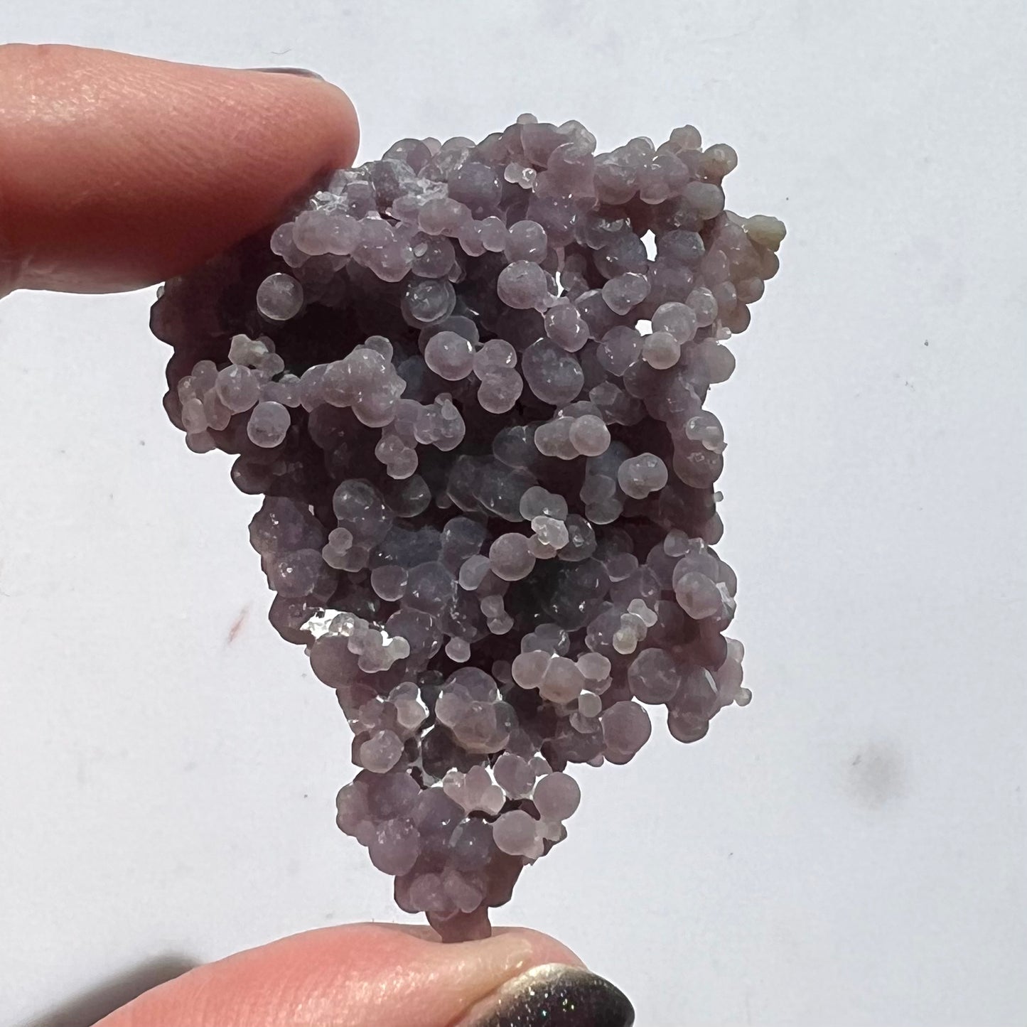 Purple Botryoidal Grape Agate Cluster (i)