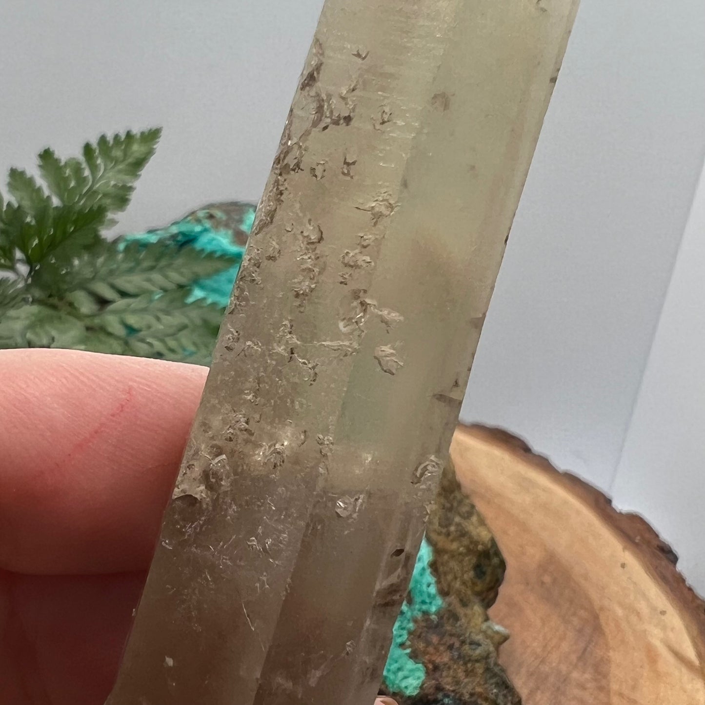 Empathic Warrior Smoky Lemurian Quartz with phantoms, aggregates and keys