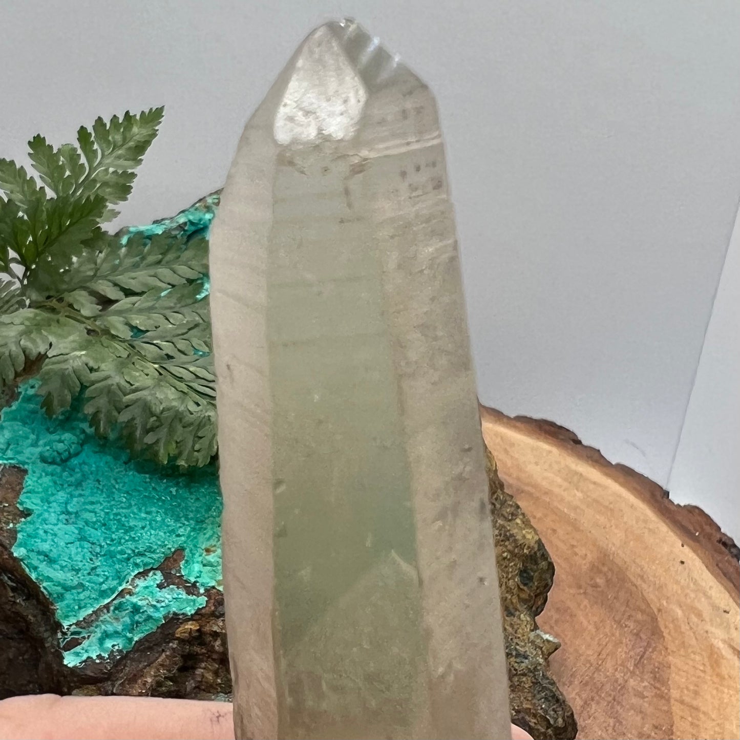 Empathic Warrior Smoky Lemurian Quartz with phantoms, aggregates and keys