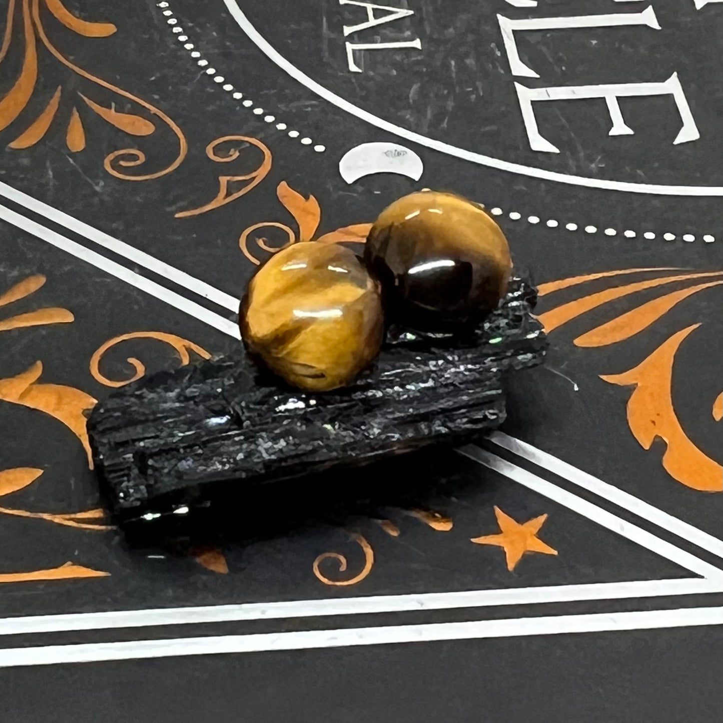 Surgical Steel Ear Studs | Tigers Eye (i)