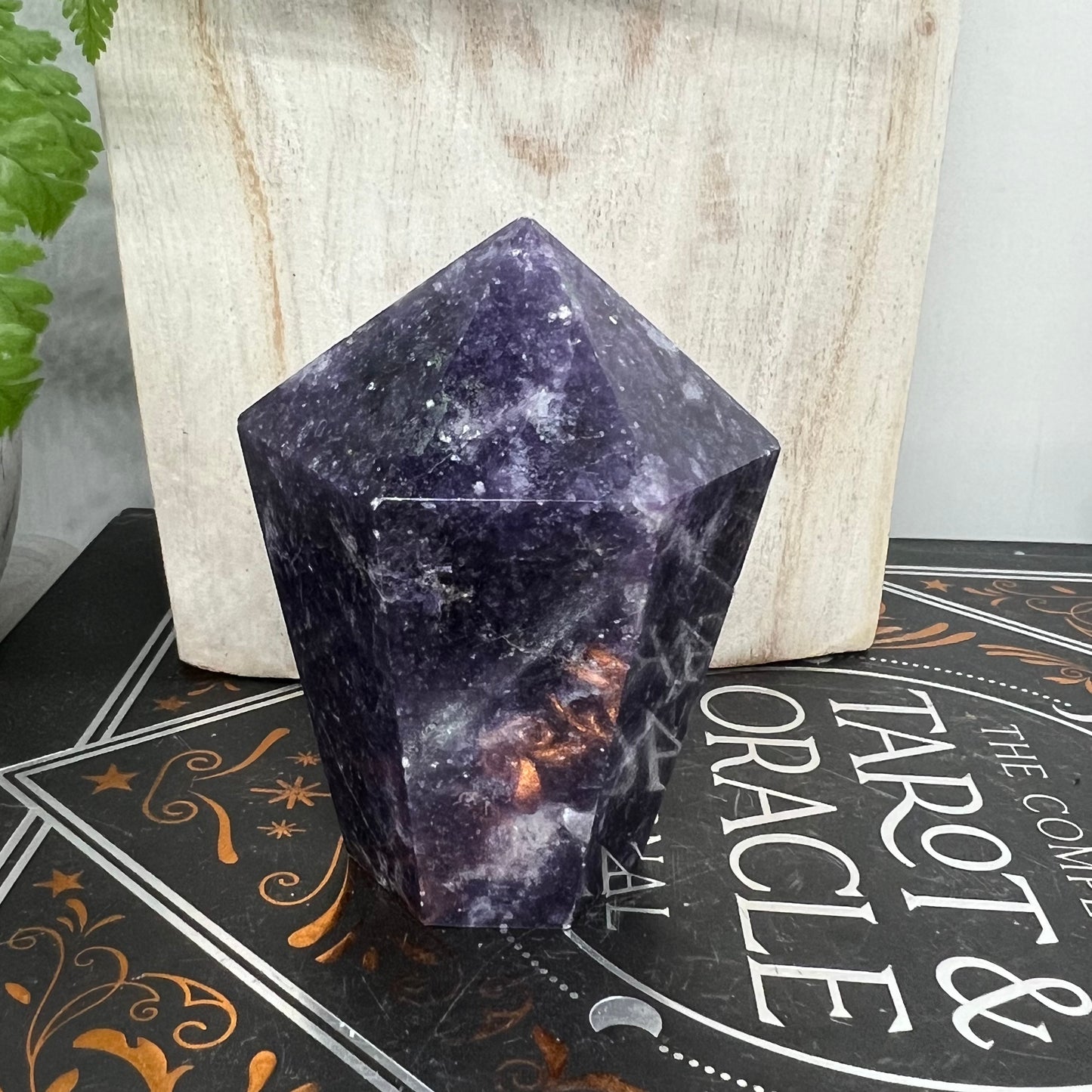 Lepidolite ‘Cupcake’ Tower Point - Madagascar (ii)