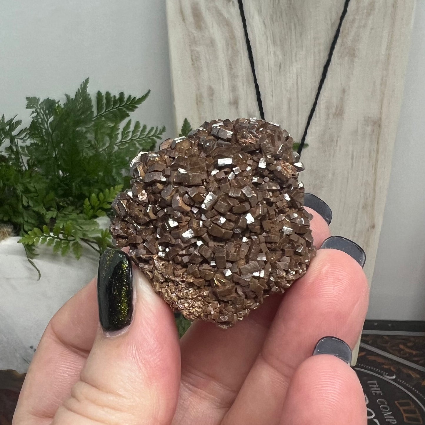 Vanadinite Cluster - Bronze/Brown clear cubic form: Morocco