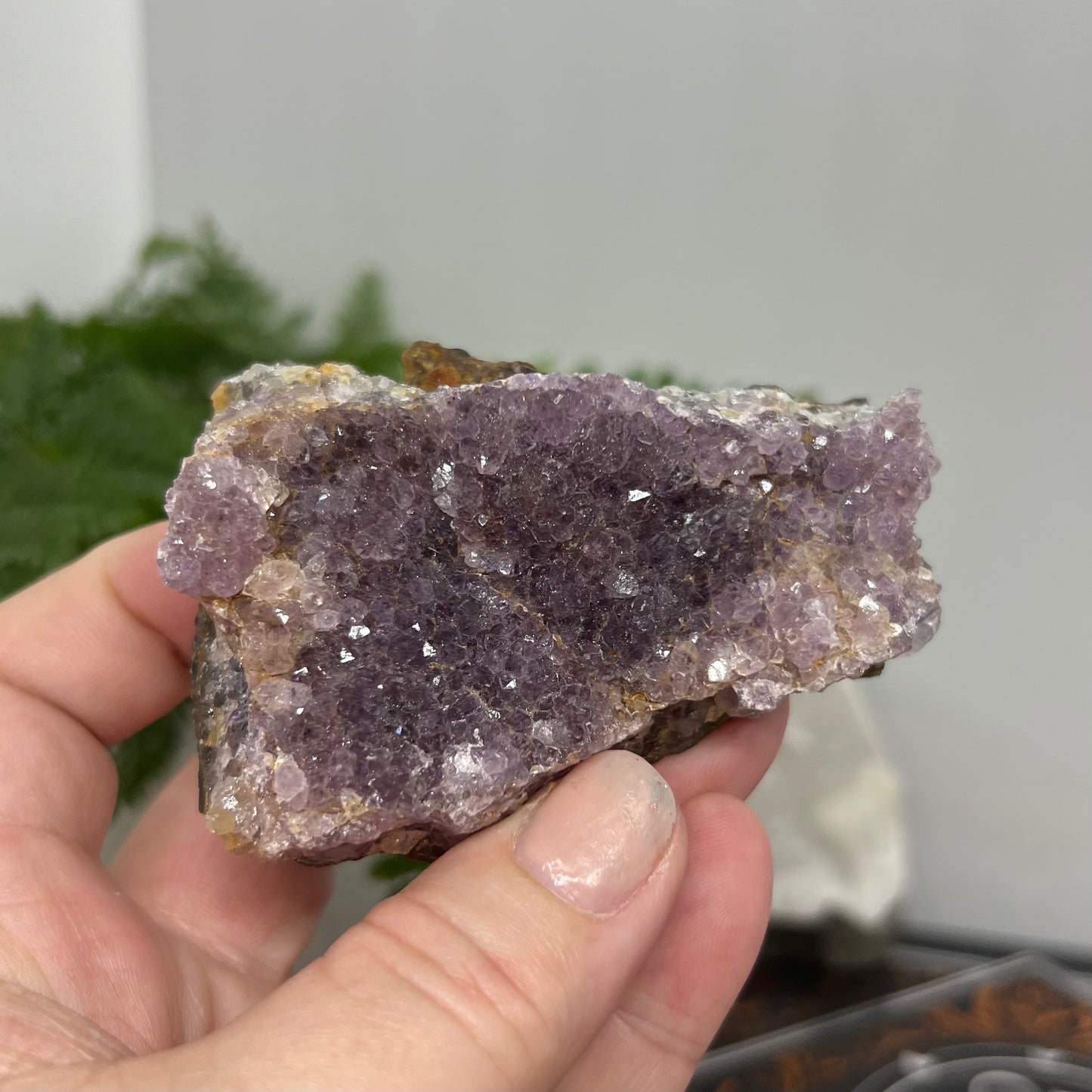 Amethyst Cluster - Raw Rainbow Amethyst Cluster