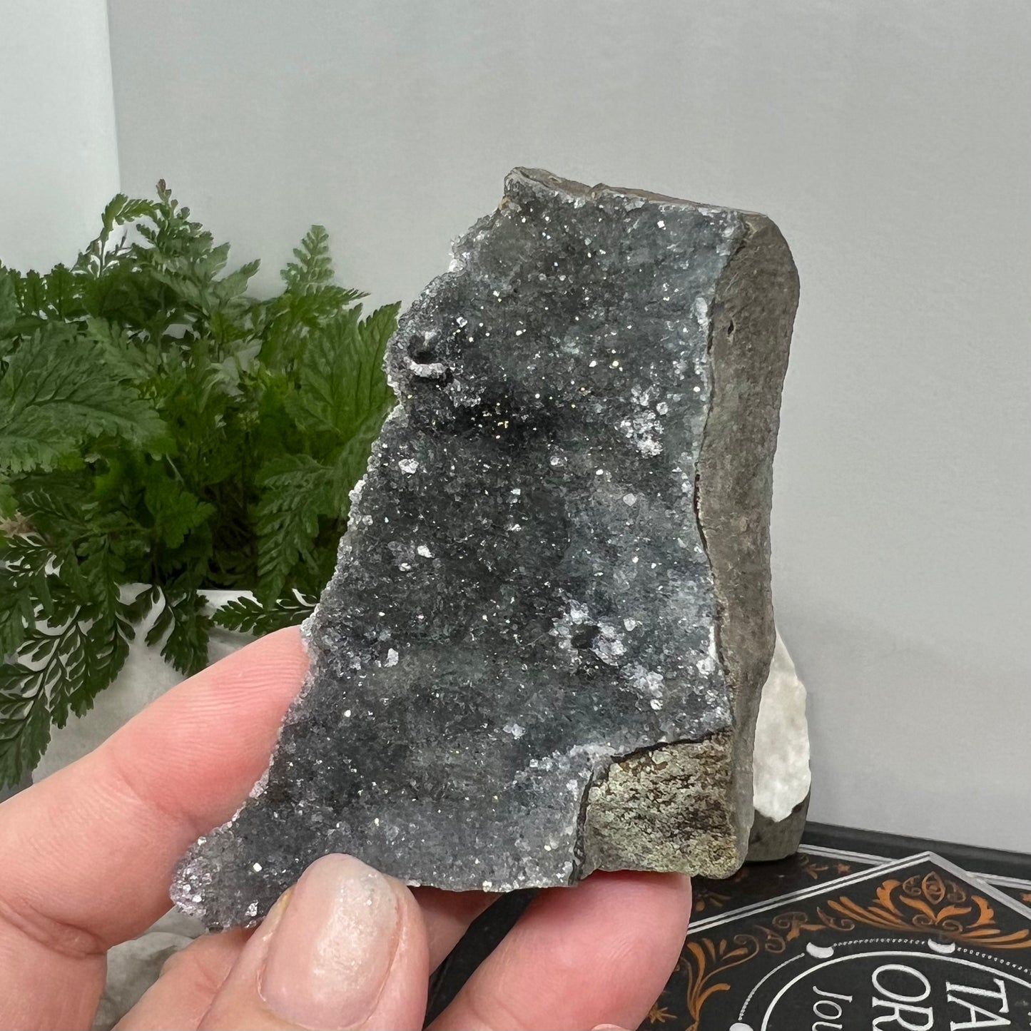 Amethyst Cluster - Raw Black Galaxy Amethyst Cluster