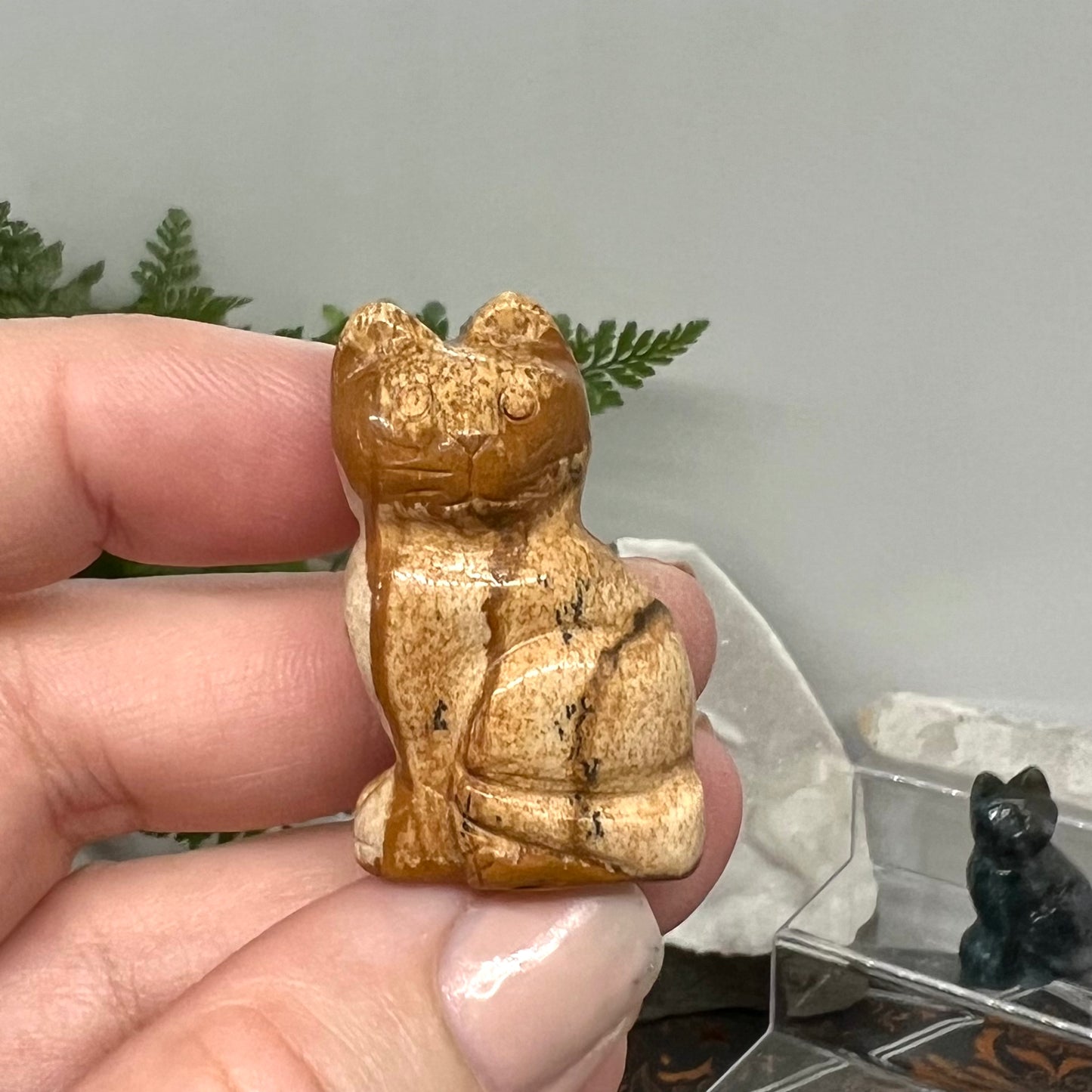 Picture Jasper Cat Figure
