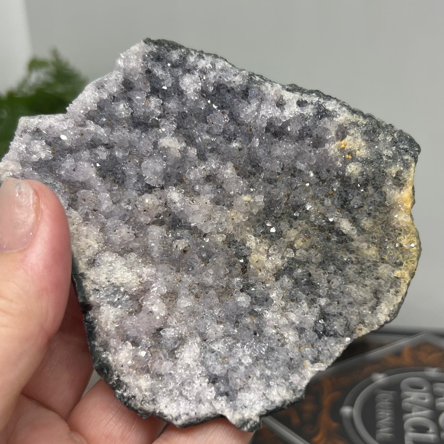 Amethyst Cluster - Raw Silvery Amethyst Cluster