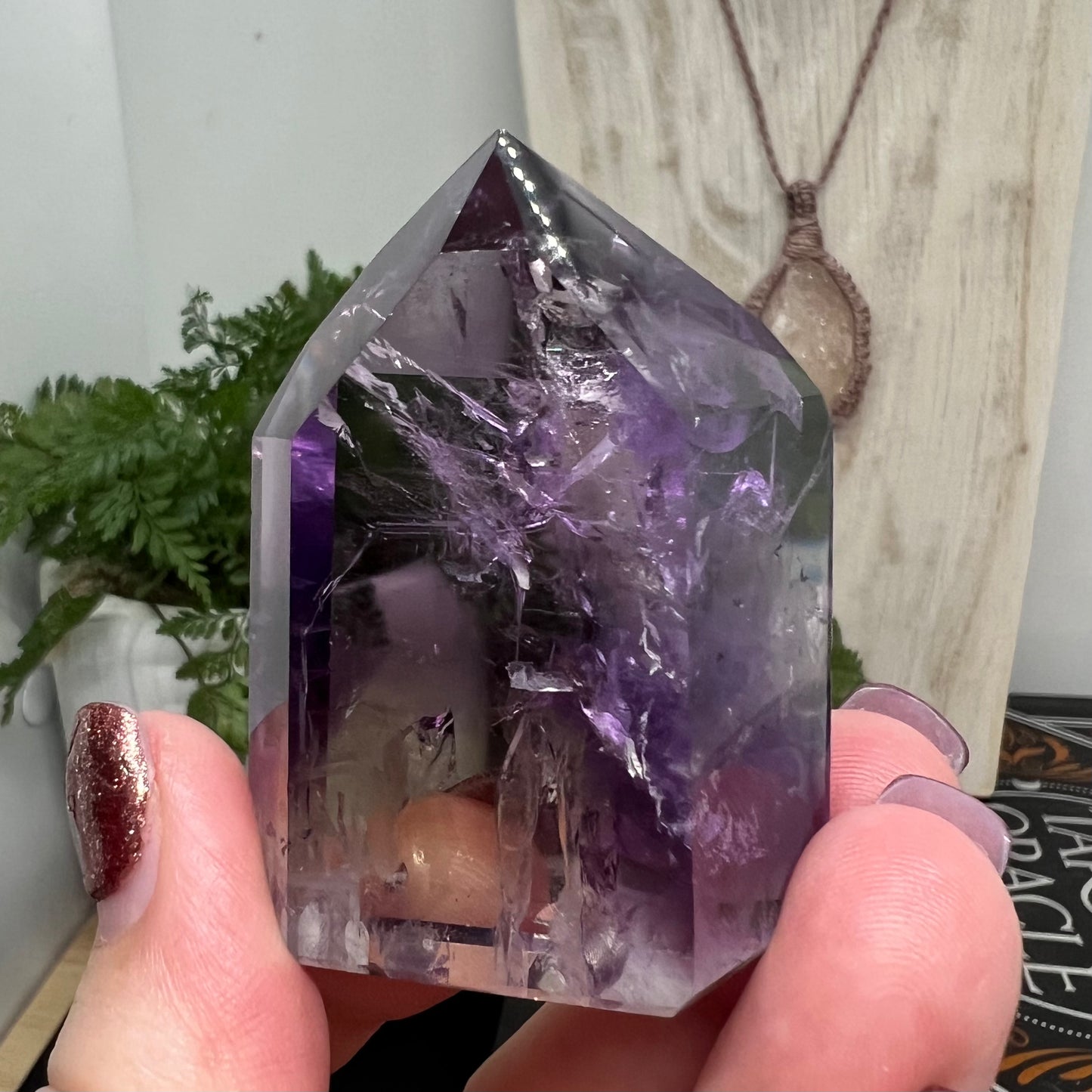Amethyst Generator - Optical, Natural, Gemmy - Bahia, Brazil