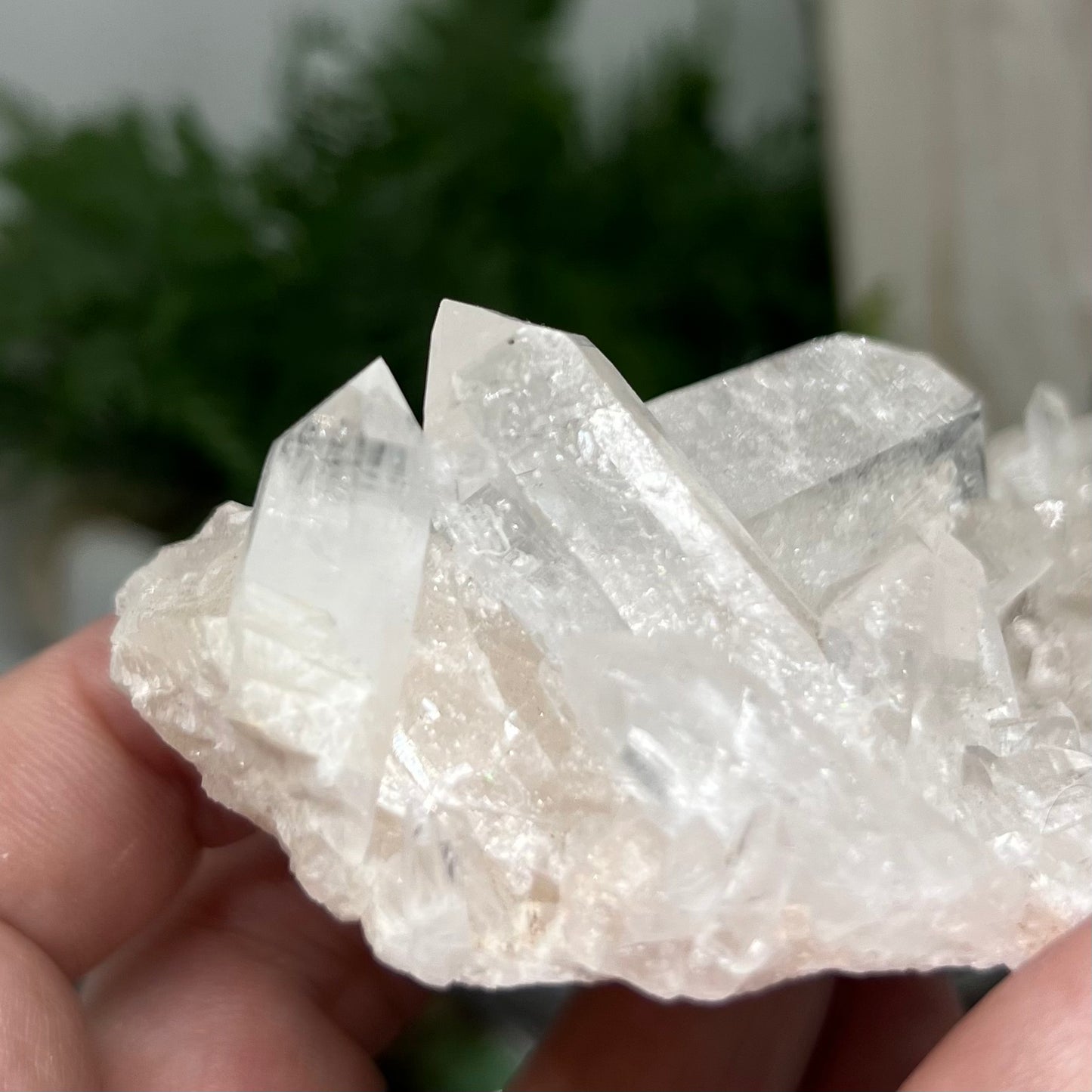 Himalayan Quartz Cluster - Medium sized - minimal matrix