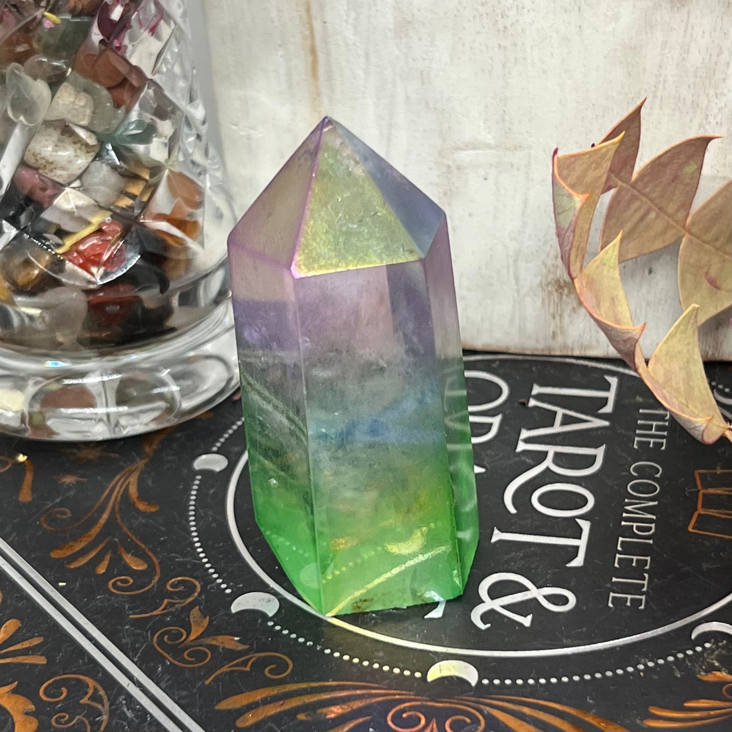 Lavender Field Aura Quartz Point