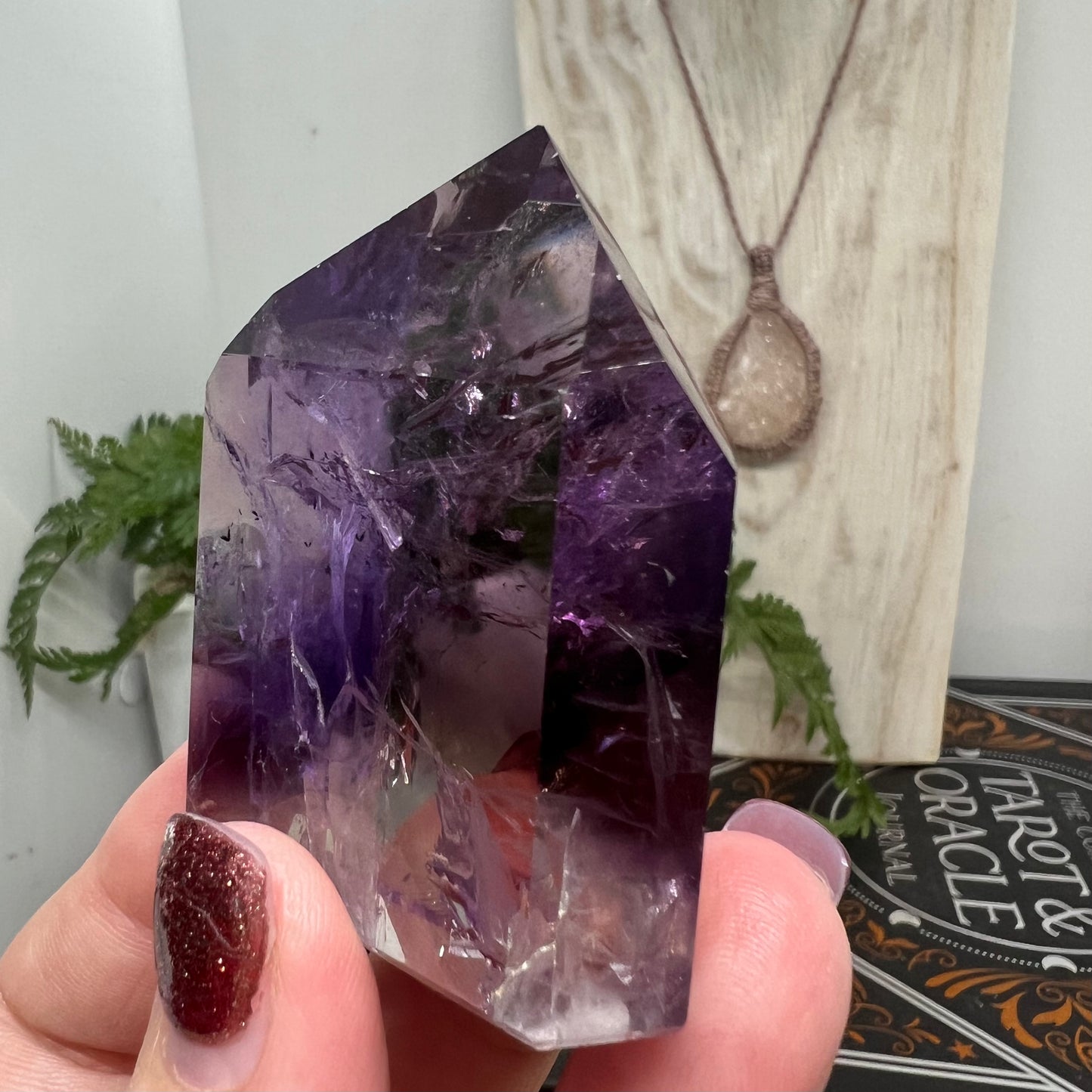 Amethyst Generator - Optical, Natural, Gemmy - Bahia, Brazil