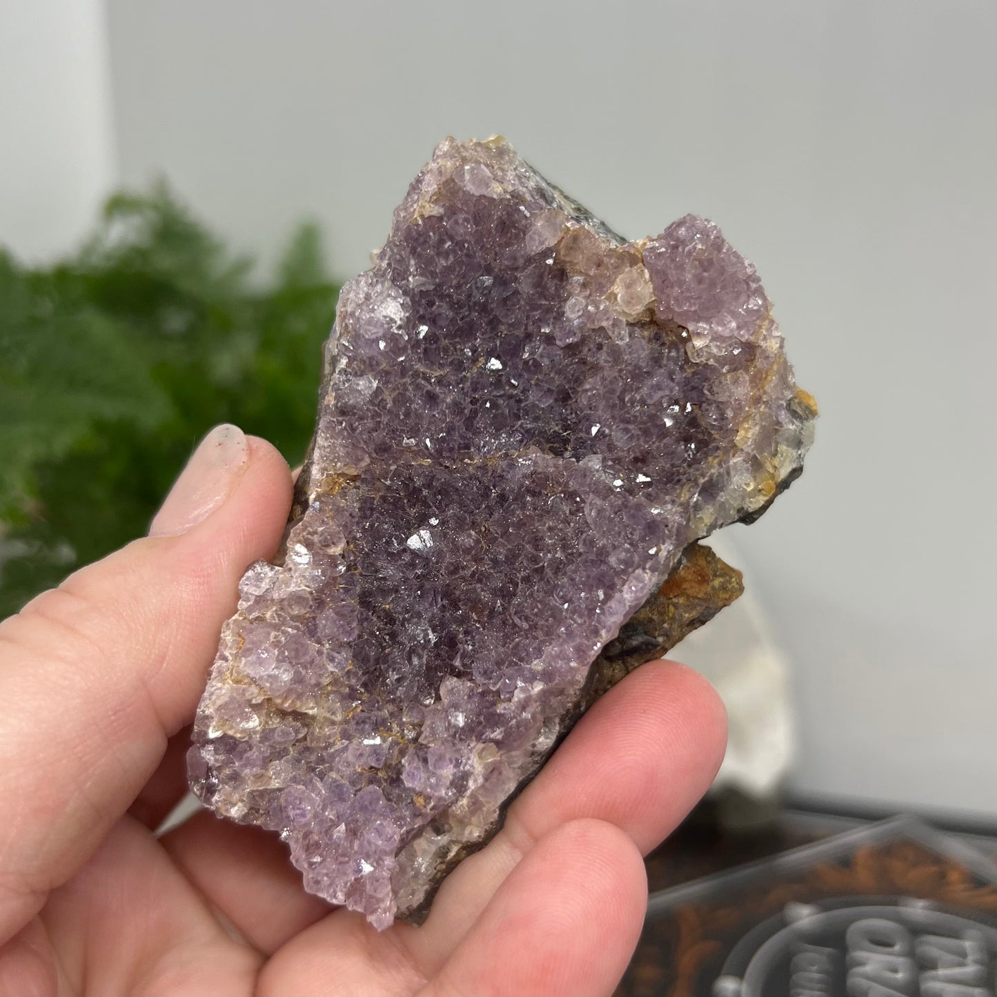 Amethyst Cluster - Raw Rainbow Amethyst Cluster