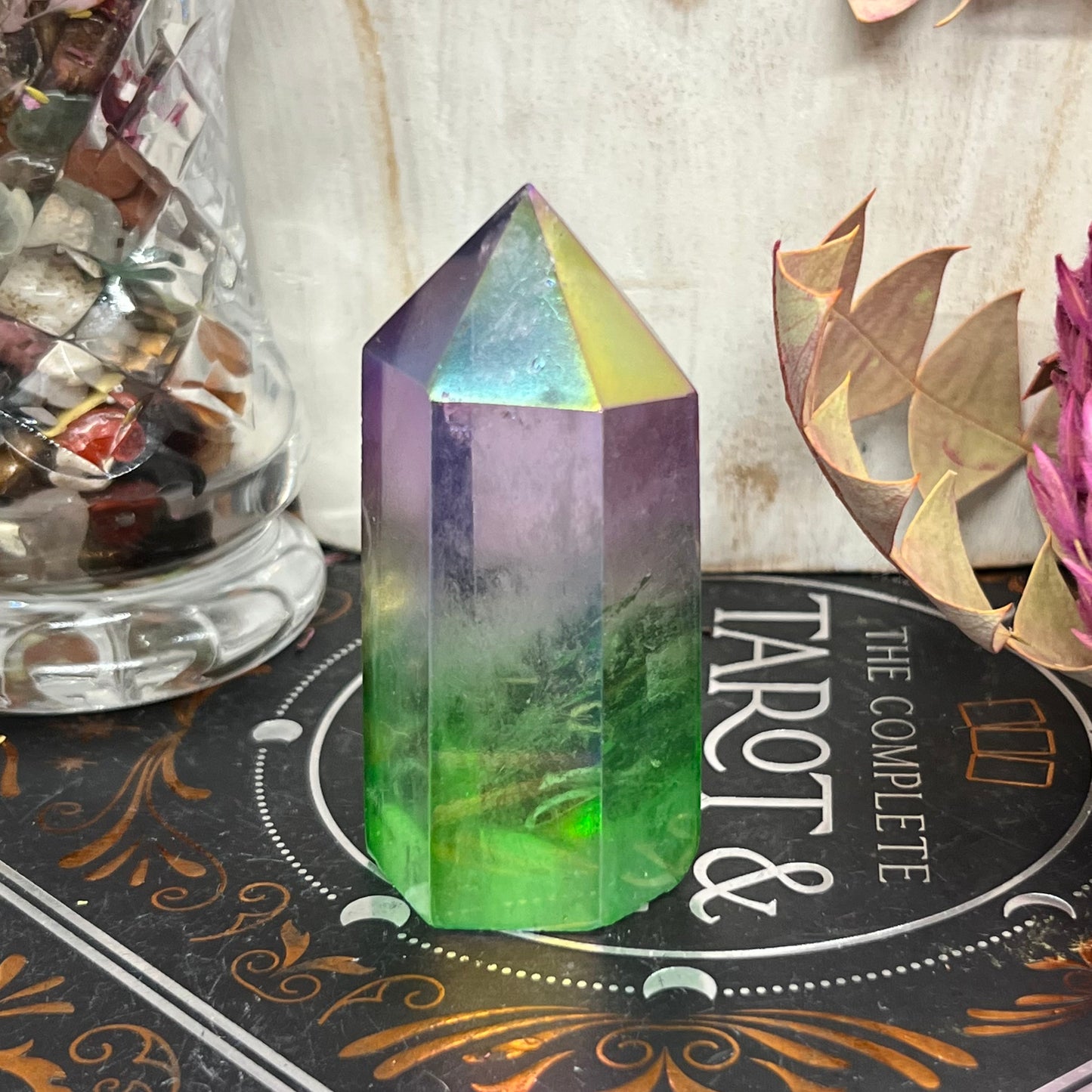 Lavender Field Aura Quartz Point
