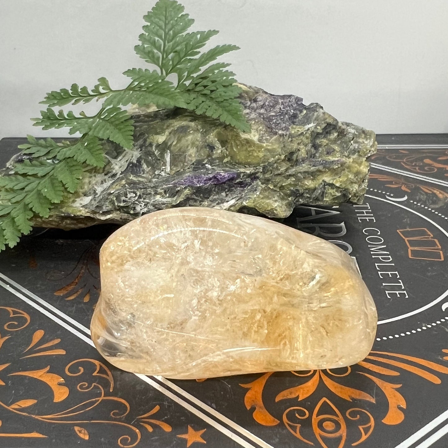 Citrine Jumbo Palmstone freeform (heat treated)