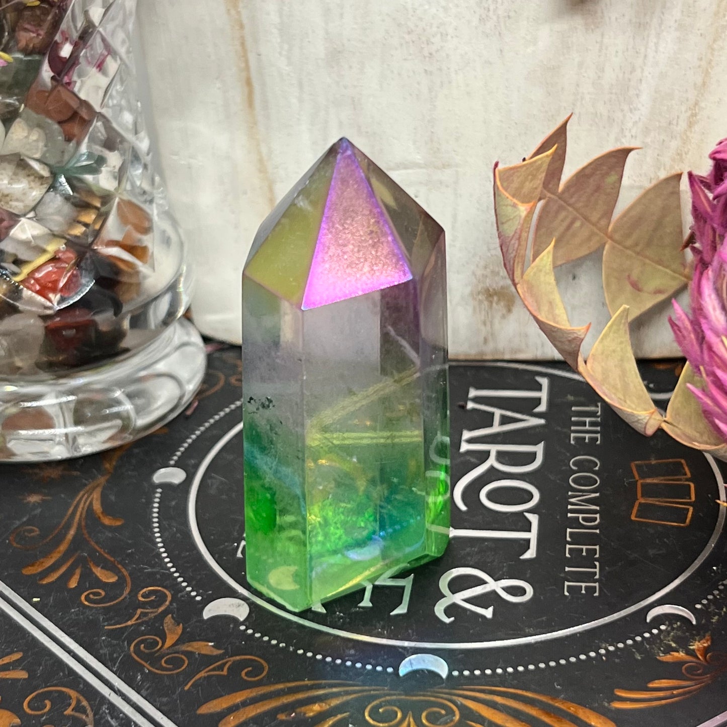 Lavender Field Aura Quartz Point