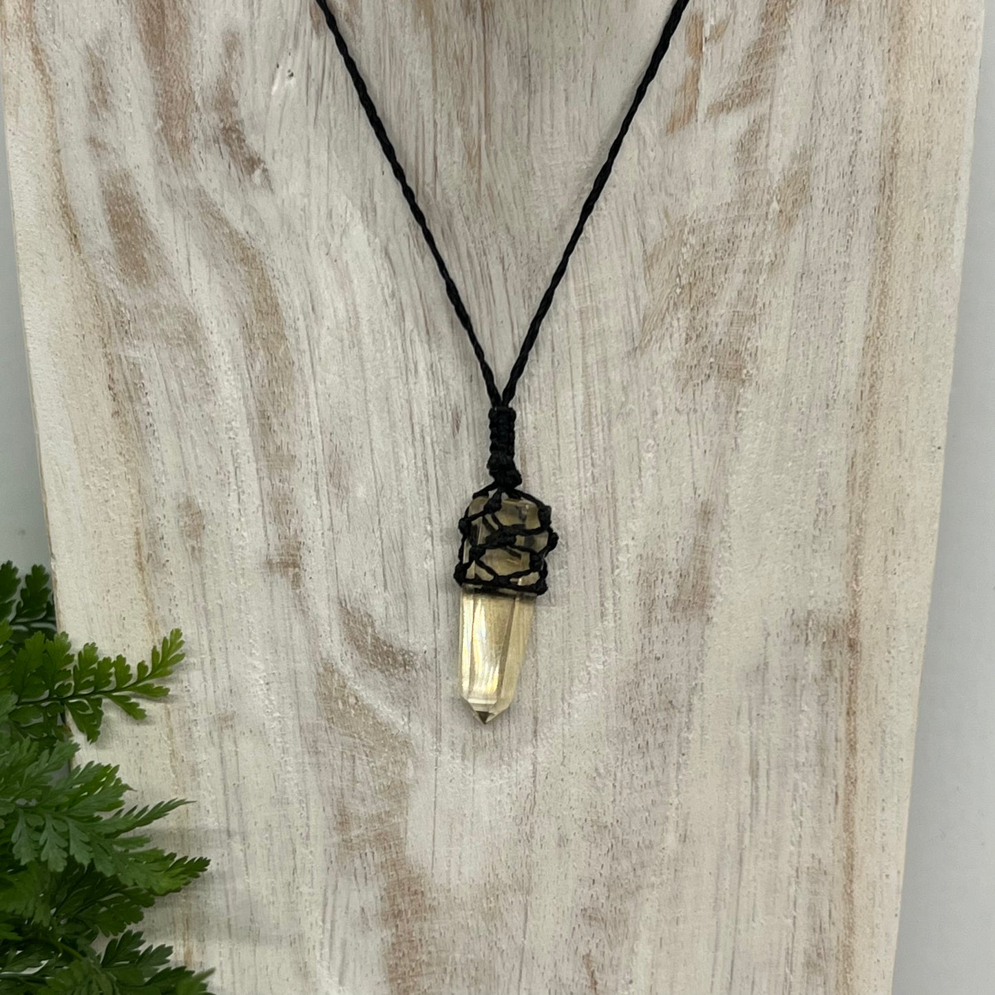 'Joi' Petite Talisman (i) - Natural Citrine Point (Madagascan)