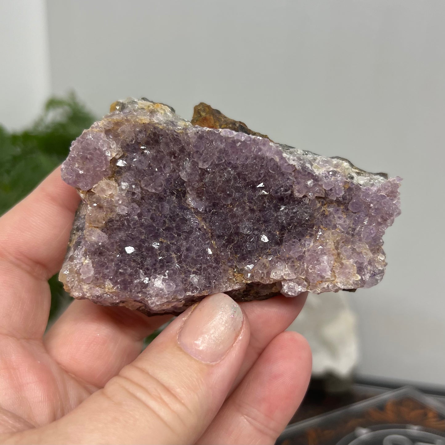 Amethyst Cluster - Raw Rainbow Amethyst Cluster