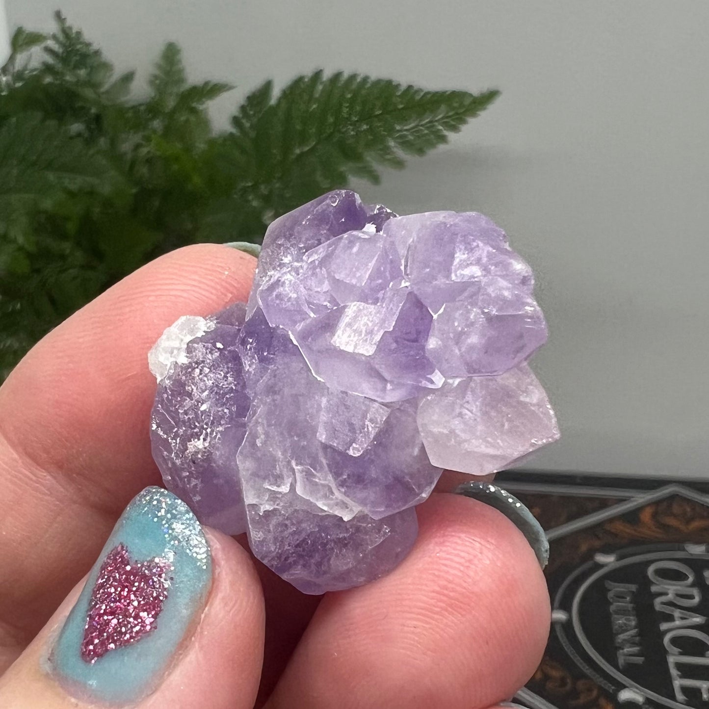 Raw Elestial Amethyst Cluster