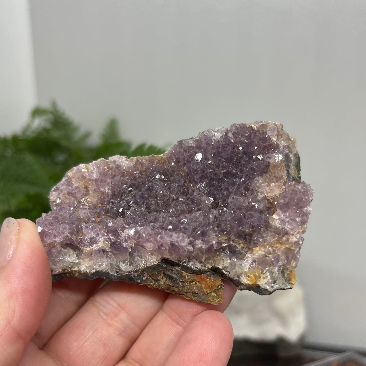 Amethyst Cluster - Raw Rainbow Amethyst Cluster