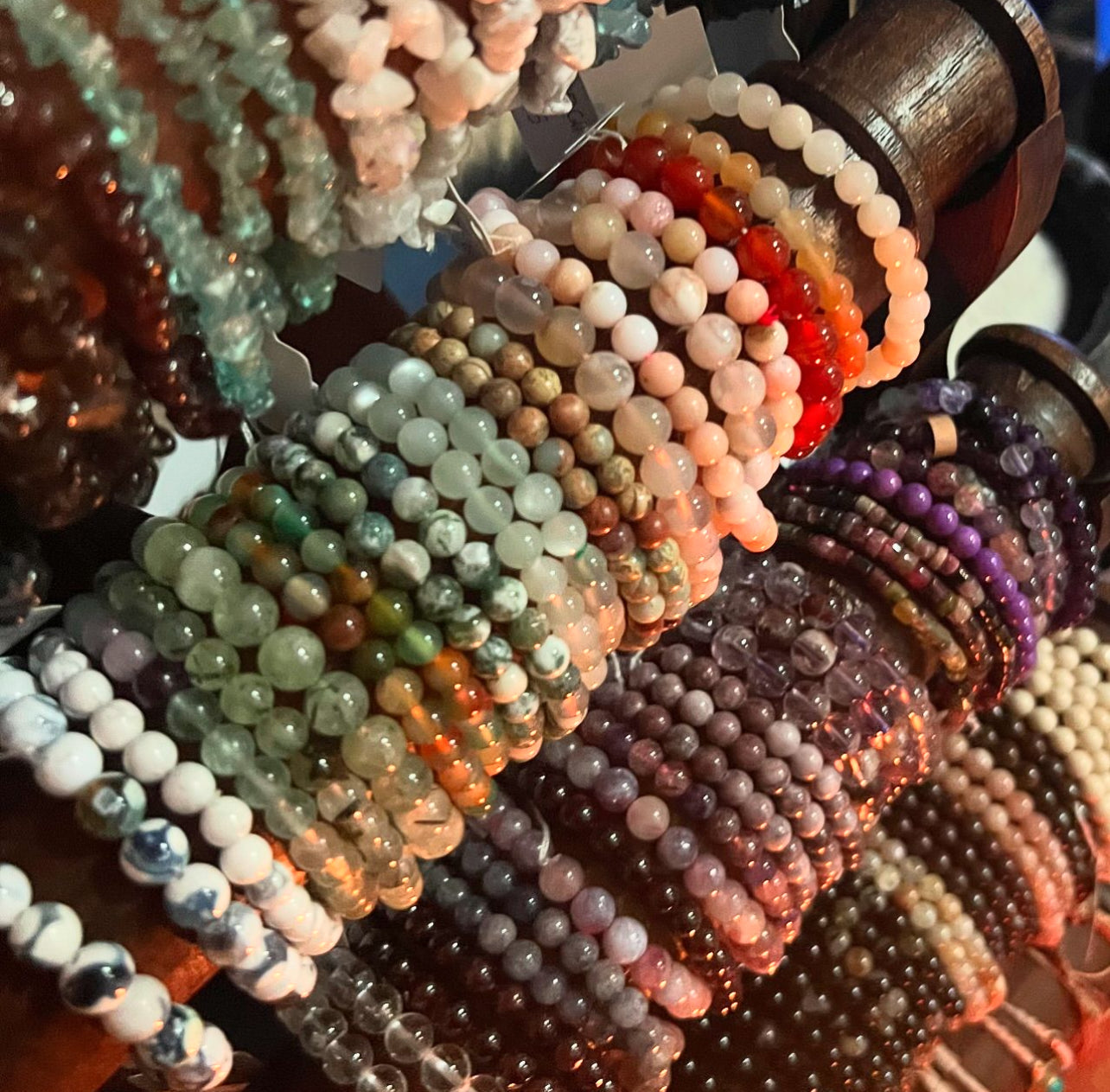 Natural Semi-Precious Gemstone Bracelets