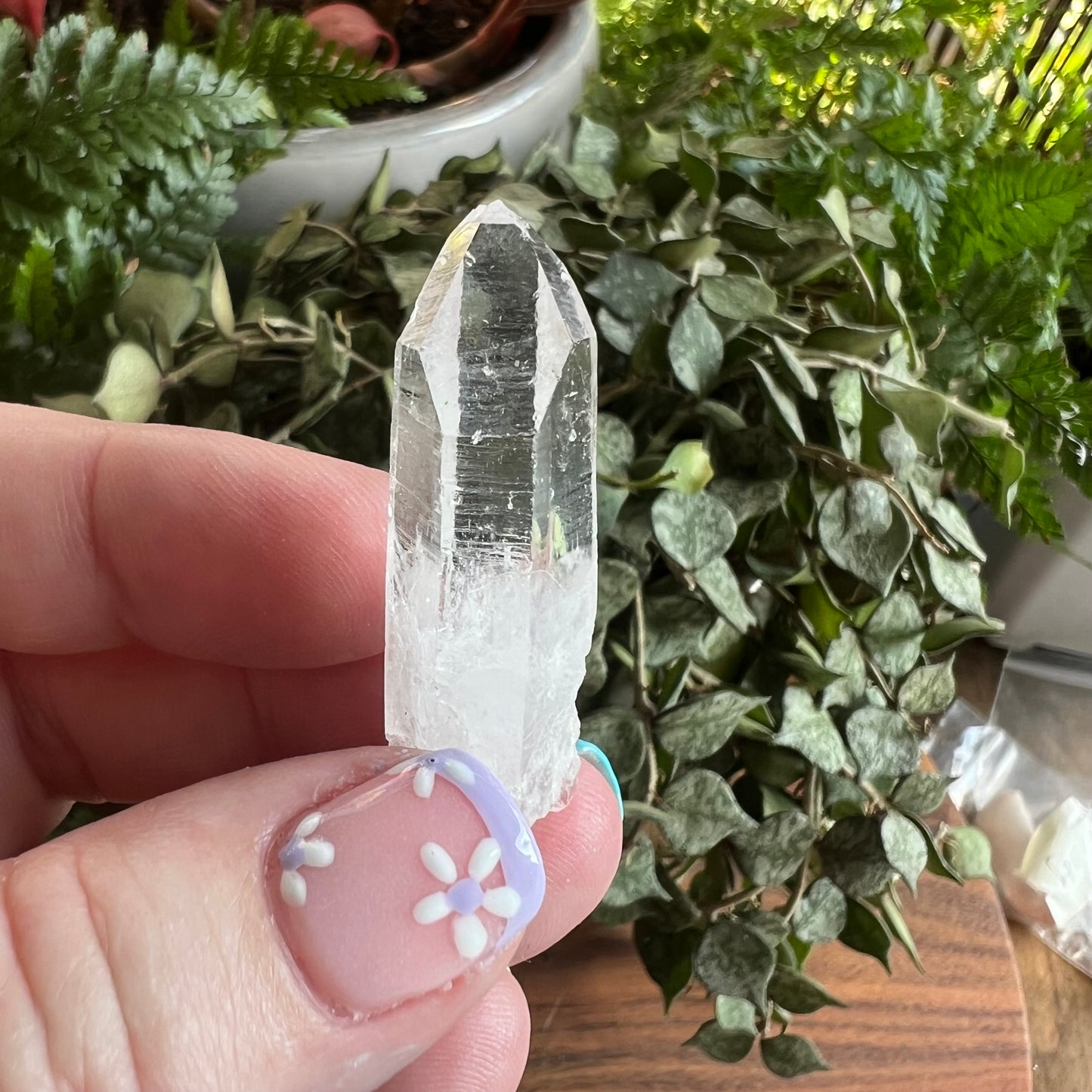 Evolight Quartz Point - Isis and etched