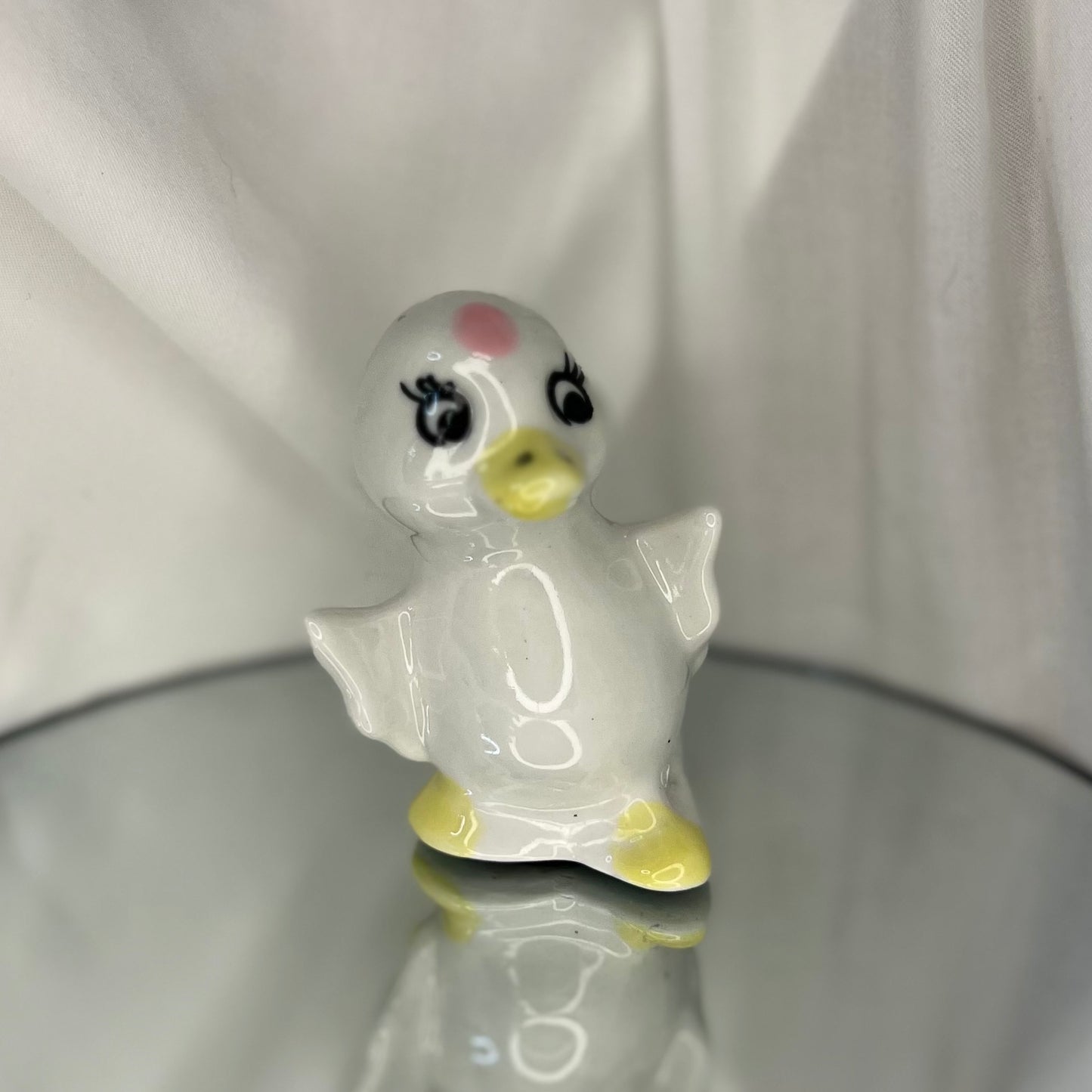 Vintage Anthropomorphic Baby Duck Figurines | Full 4p set | 1960s