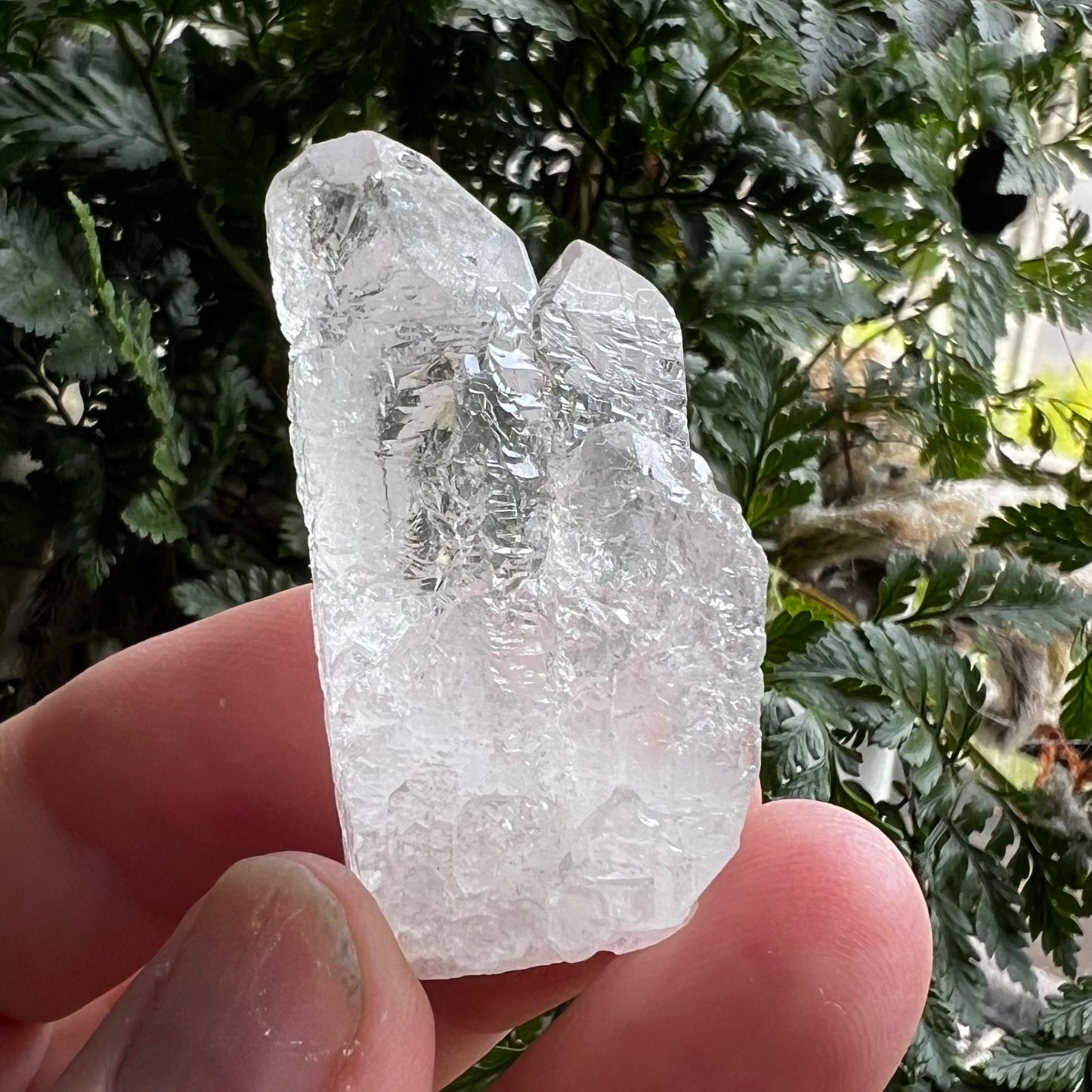 Natural etched Quartz cluster - Brazil