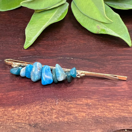 Apatite Crystal Hair Clip | Hair Pin