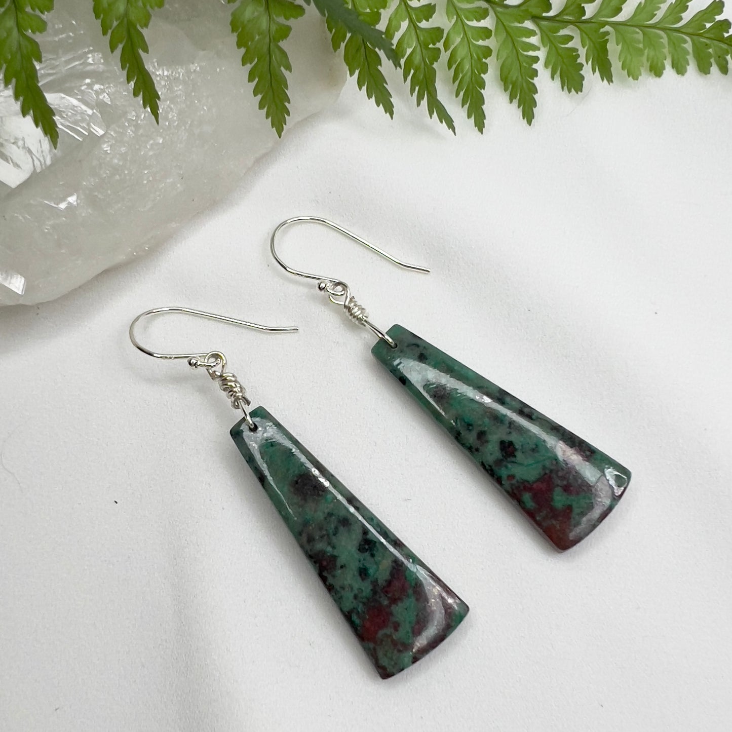 Sonora Sunset Silver Earrings:  Passion ∙ Motivation ∙ Personal Power