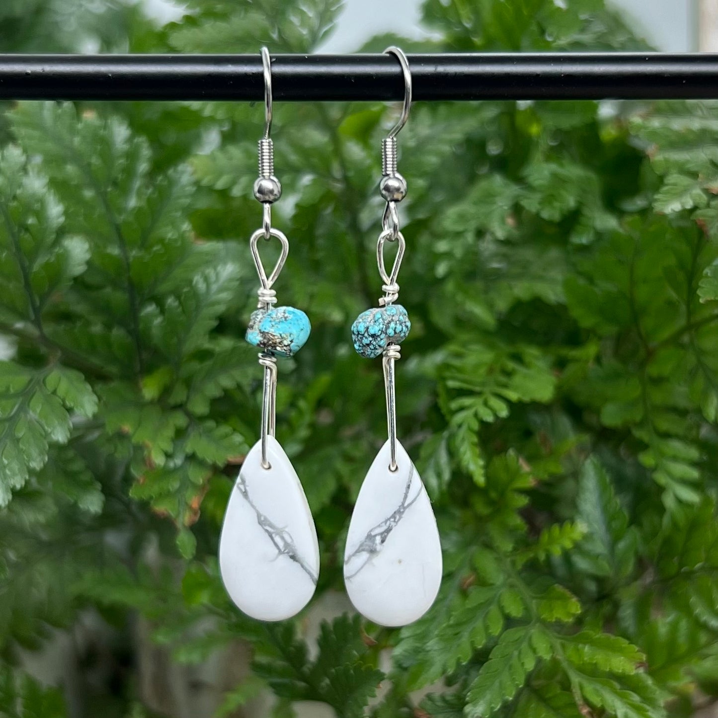 Howlite Crystal Earrings