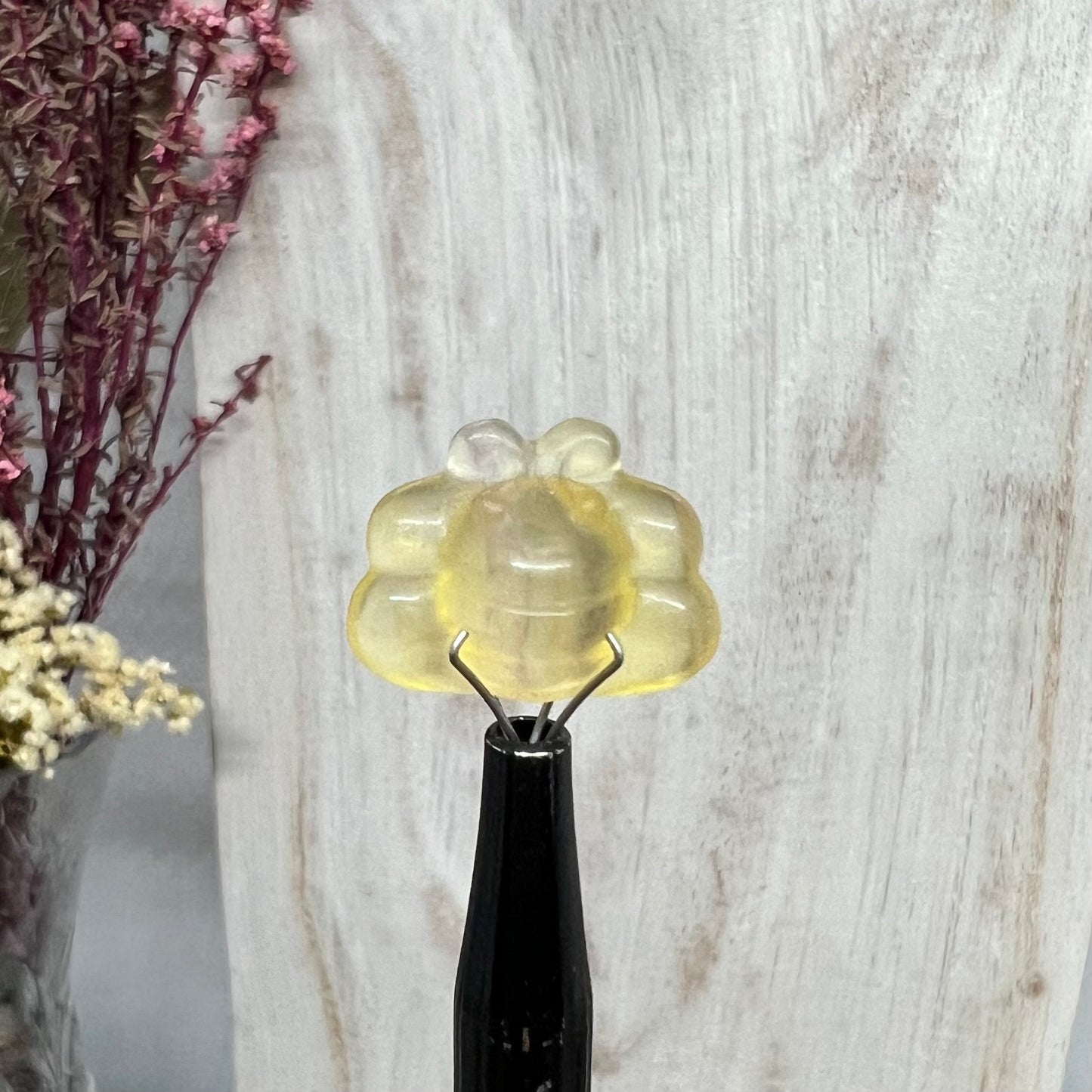 Mini Fluorite Carving: Bumble Bee