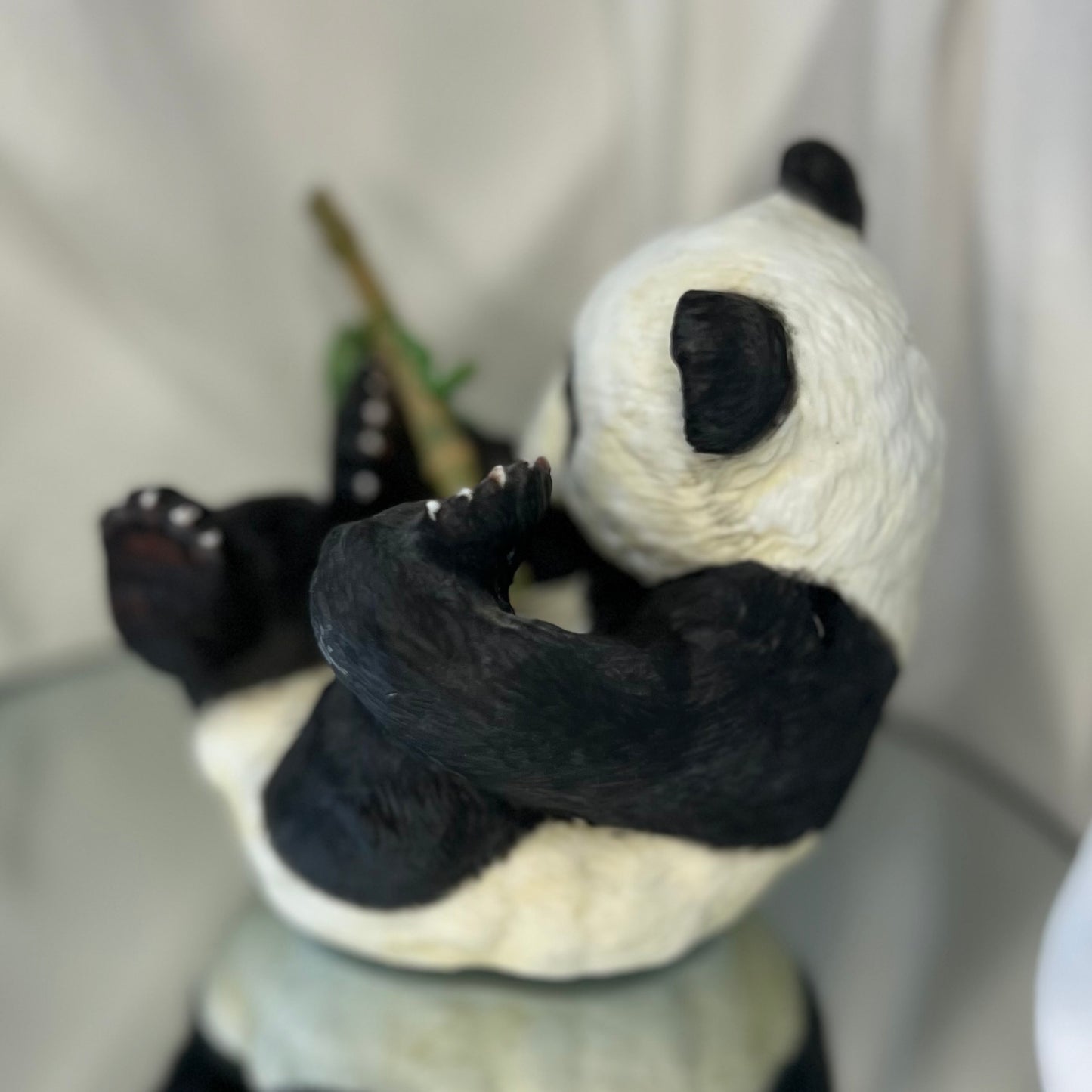 Baby Panda playing with Bamboo
| 'Hi there Panda!' World Wildlife Fund by Eva Dalberg | 1984