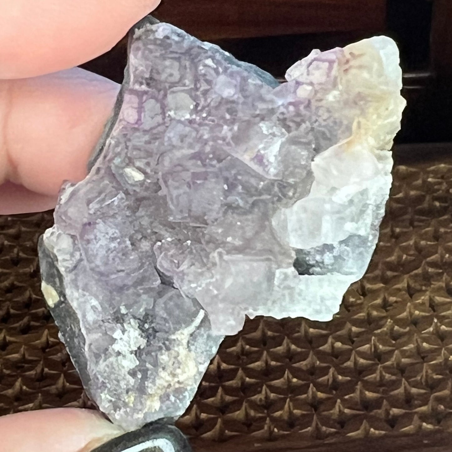 Purple Boundary Fluorite - Guizhou, China