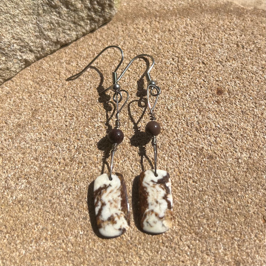 White Horse Mtn Turquoise Earrings