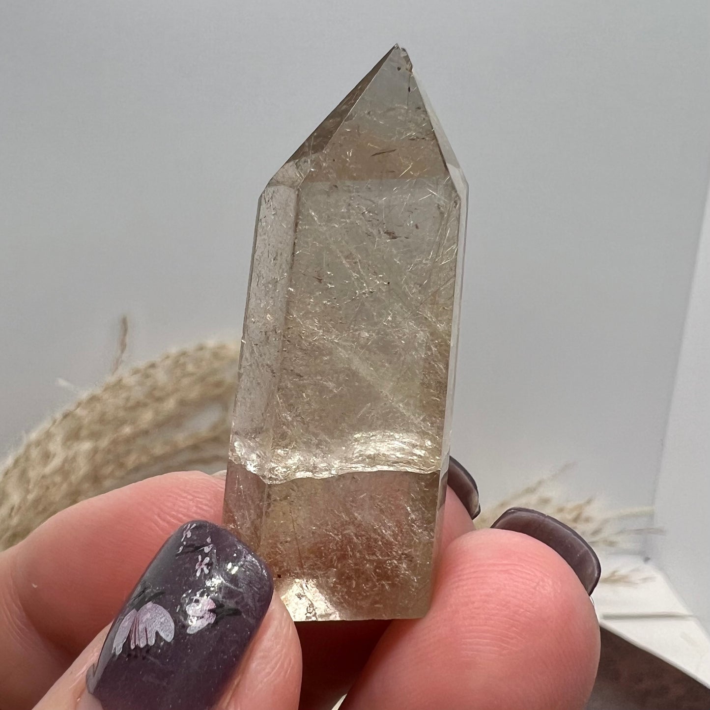 Golden Rutile Quartz Mini Tower (Brazil) (d)