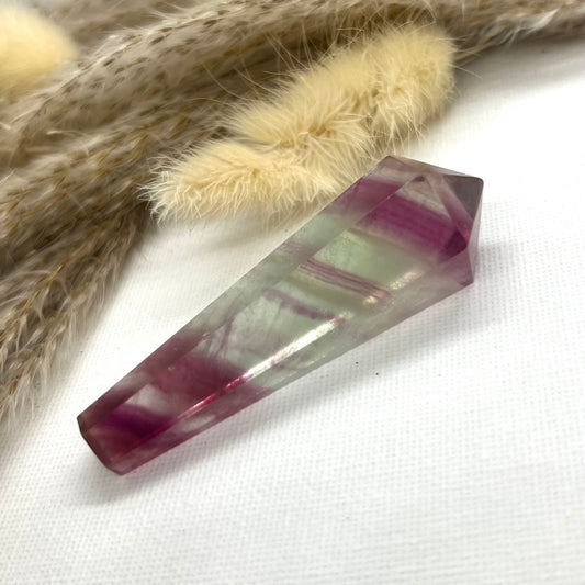 Candy Rainbow Fluorite Wand (i)