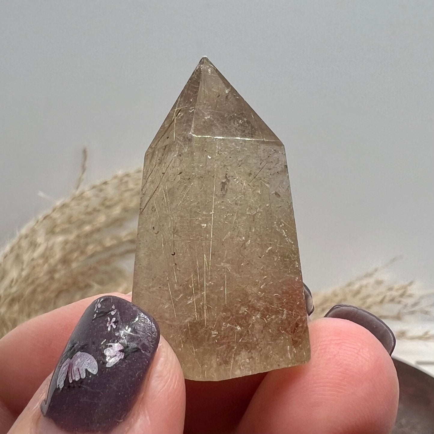 Golden Rutile Quartz Mini Tower (Brazil) (f)