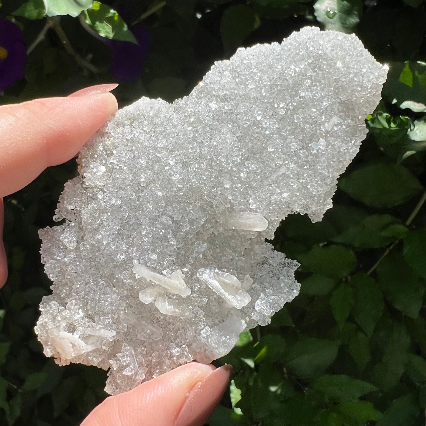 Snowflake Apophyllite | Sugar Druzy Apophyllite - Lusterous & High Grade | Jalgoan District, Maharashtra, India -