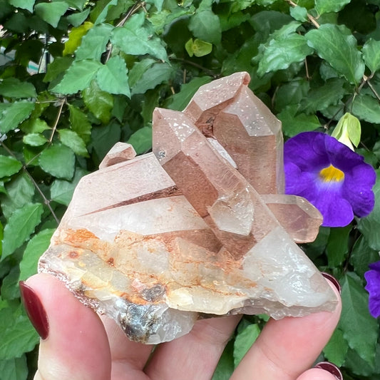 Red Hematoid Quartz Cluster - 236g