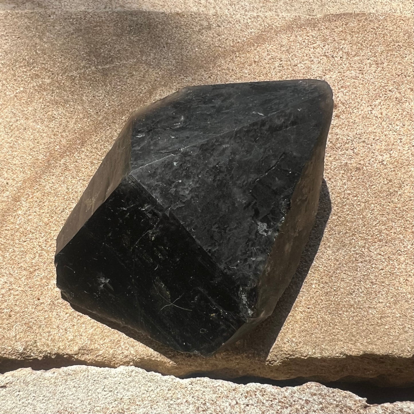 Morion Smoky Quartz Point portion