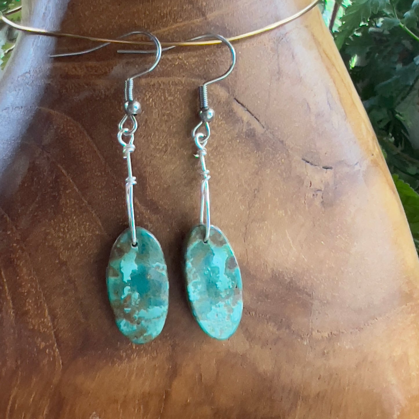 Tibetan Turquoise Crystal Earrings