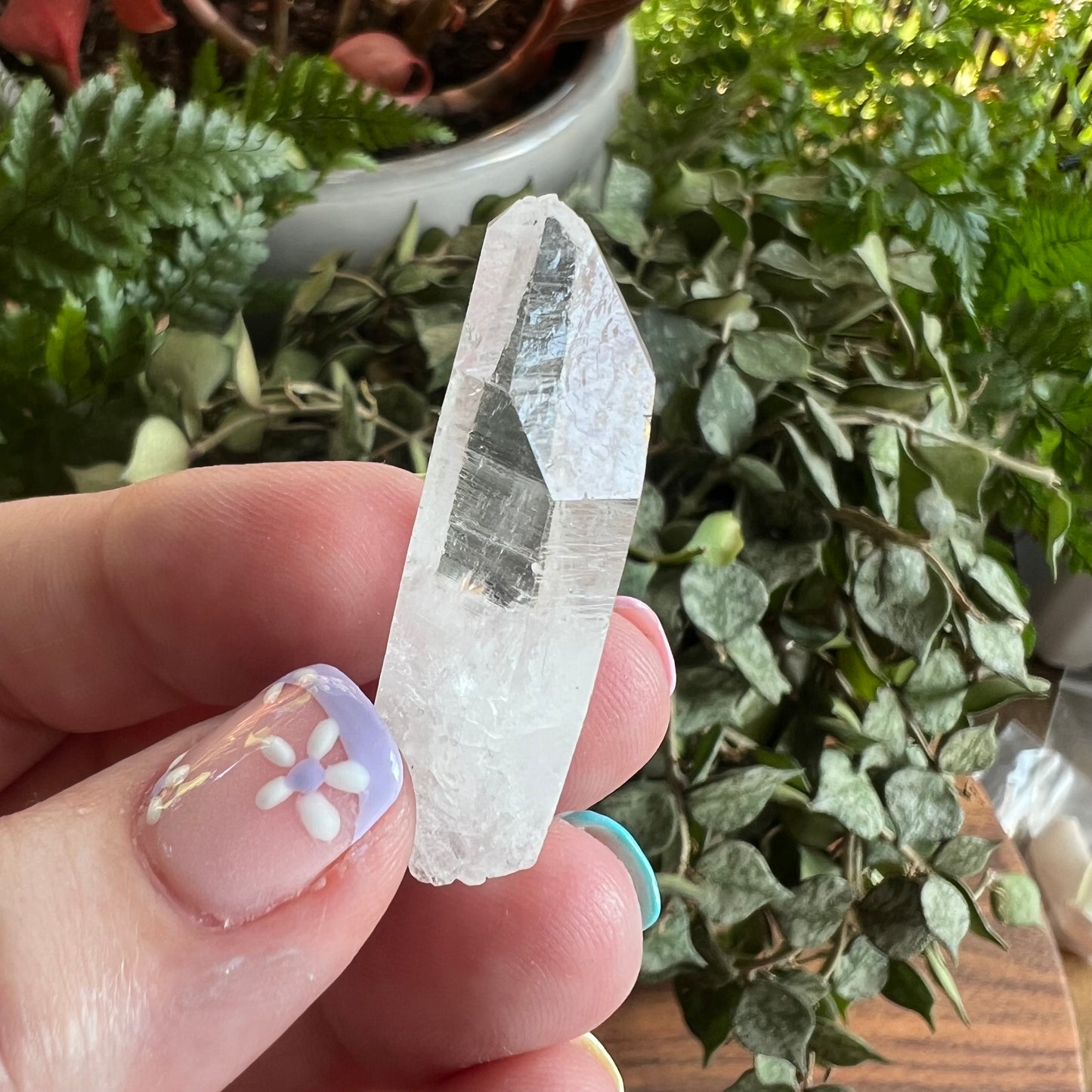 Evolight Quartz Point - Isis and etched