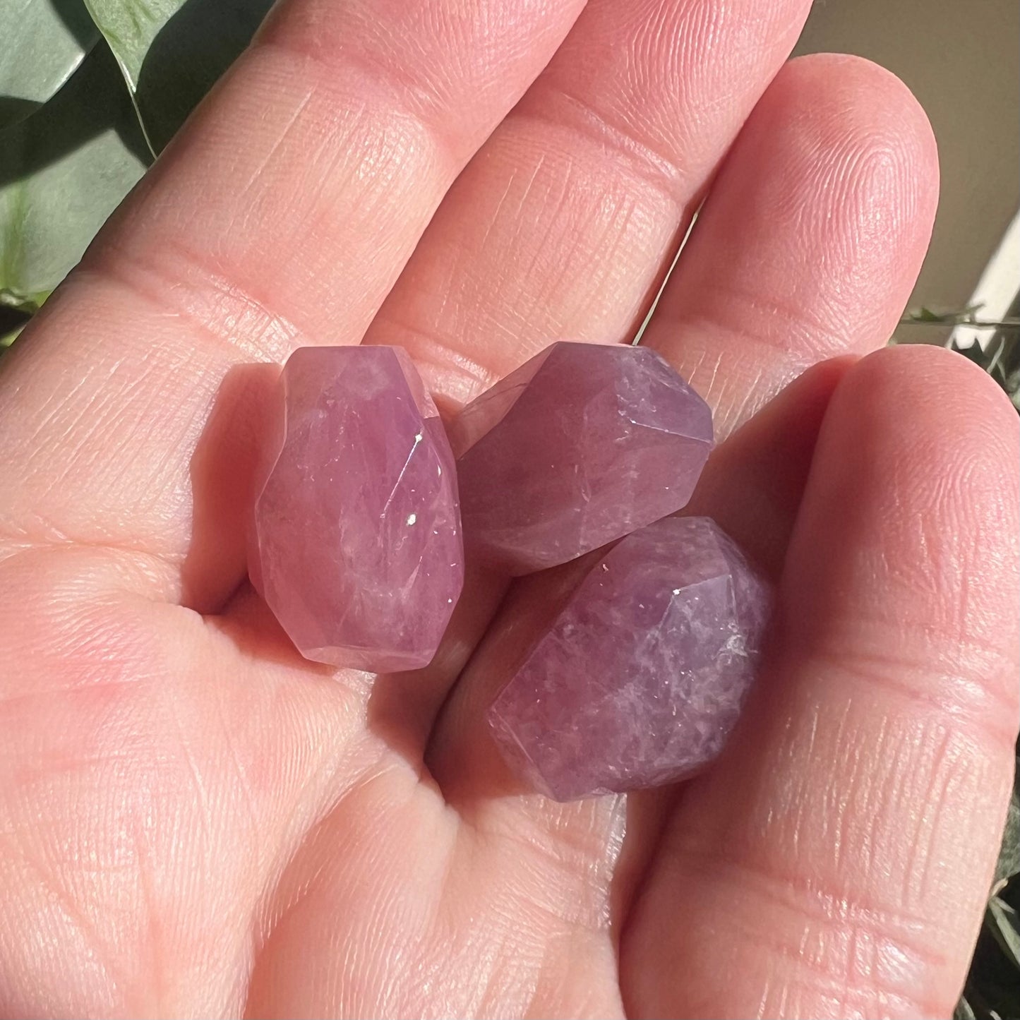 Polished Lavender Rose Quartz Specimen