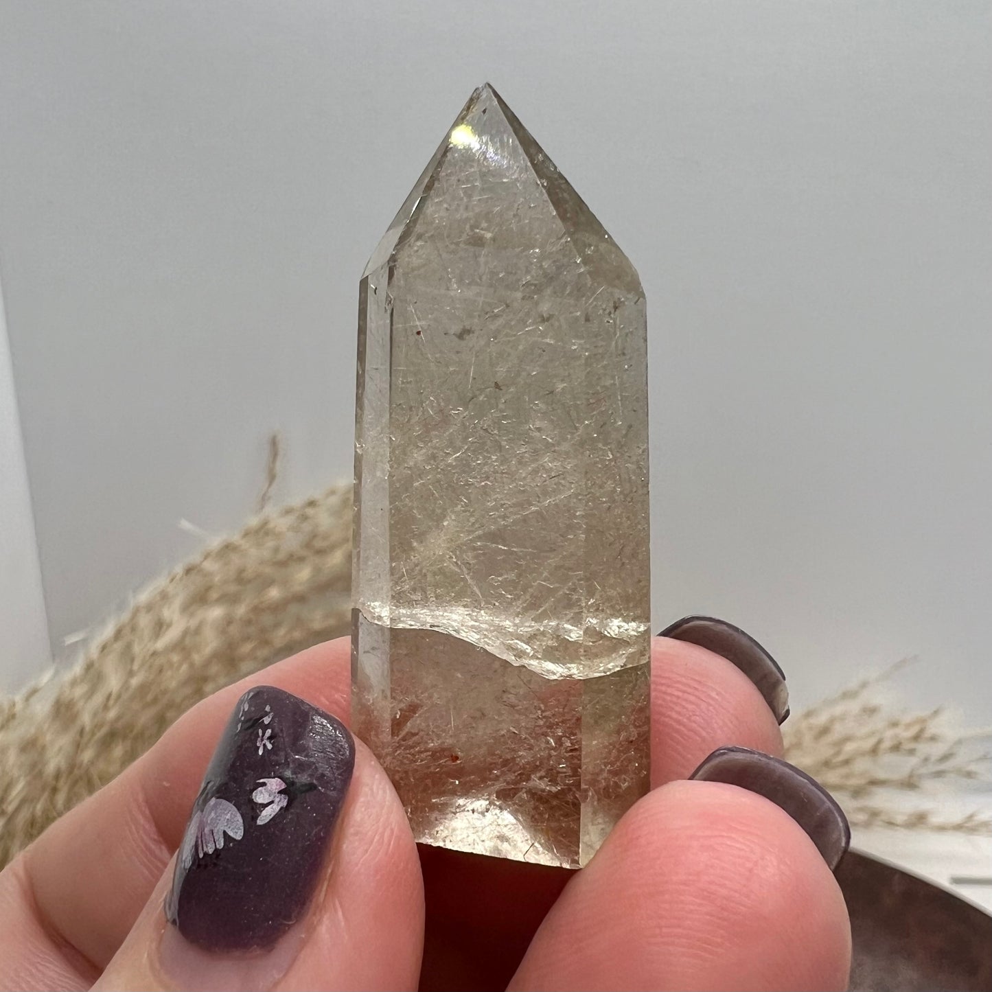 Golden Rutile Quartz Mini Tower (Brazil) (d)