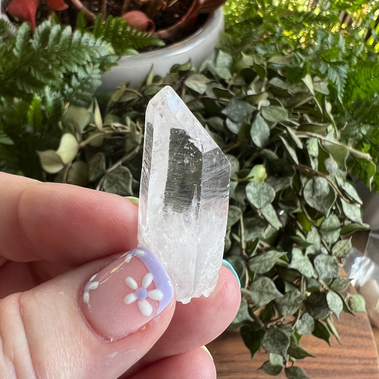 Evolight Quartz Point - Isis and etched