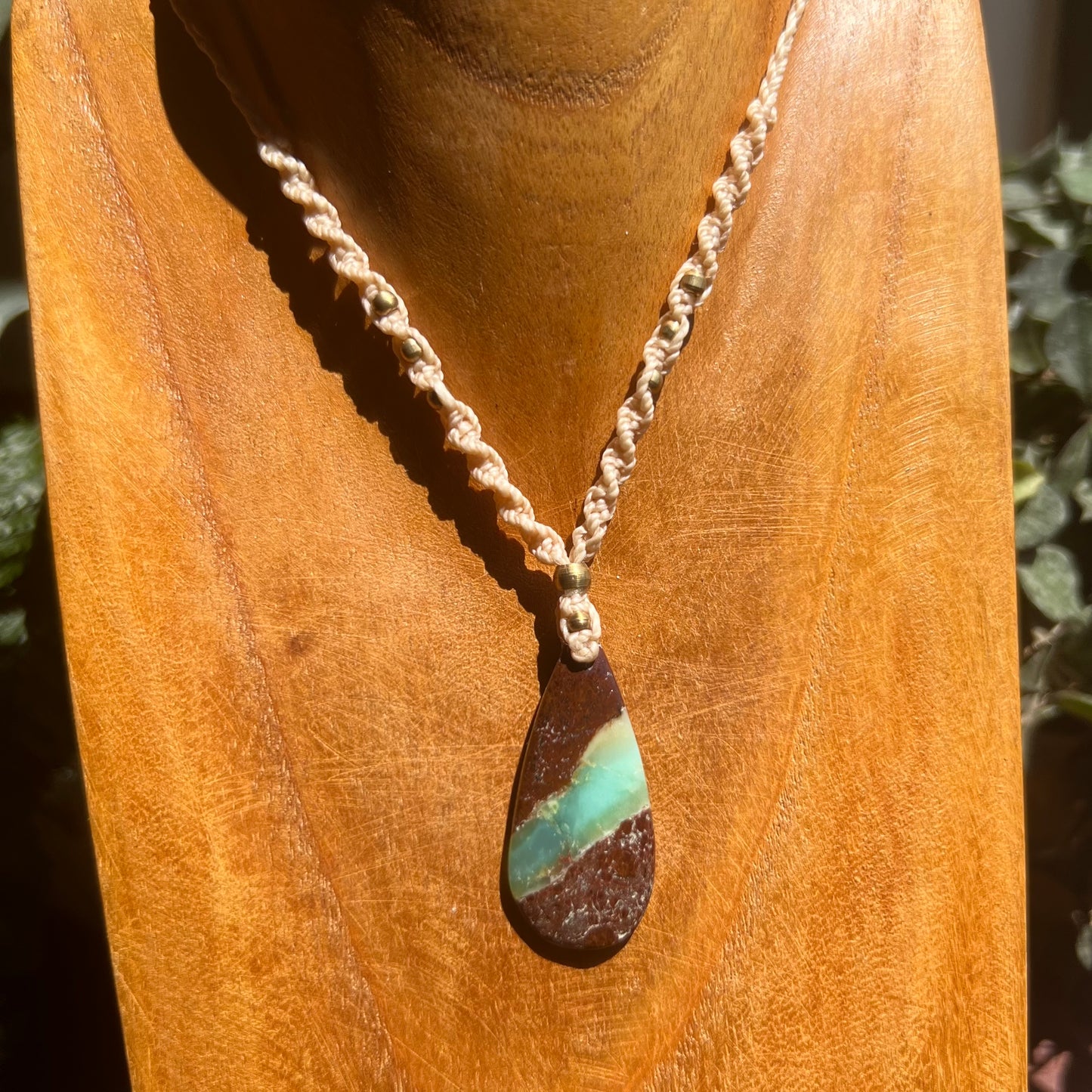 Boulder Chrysoprase Crystal Necklace