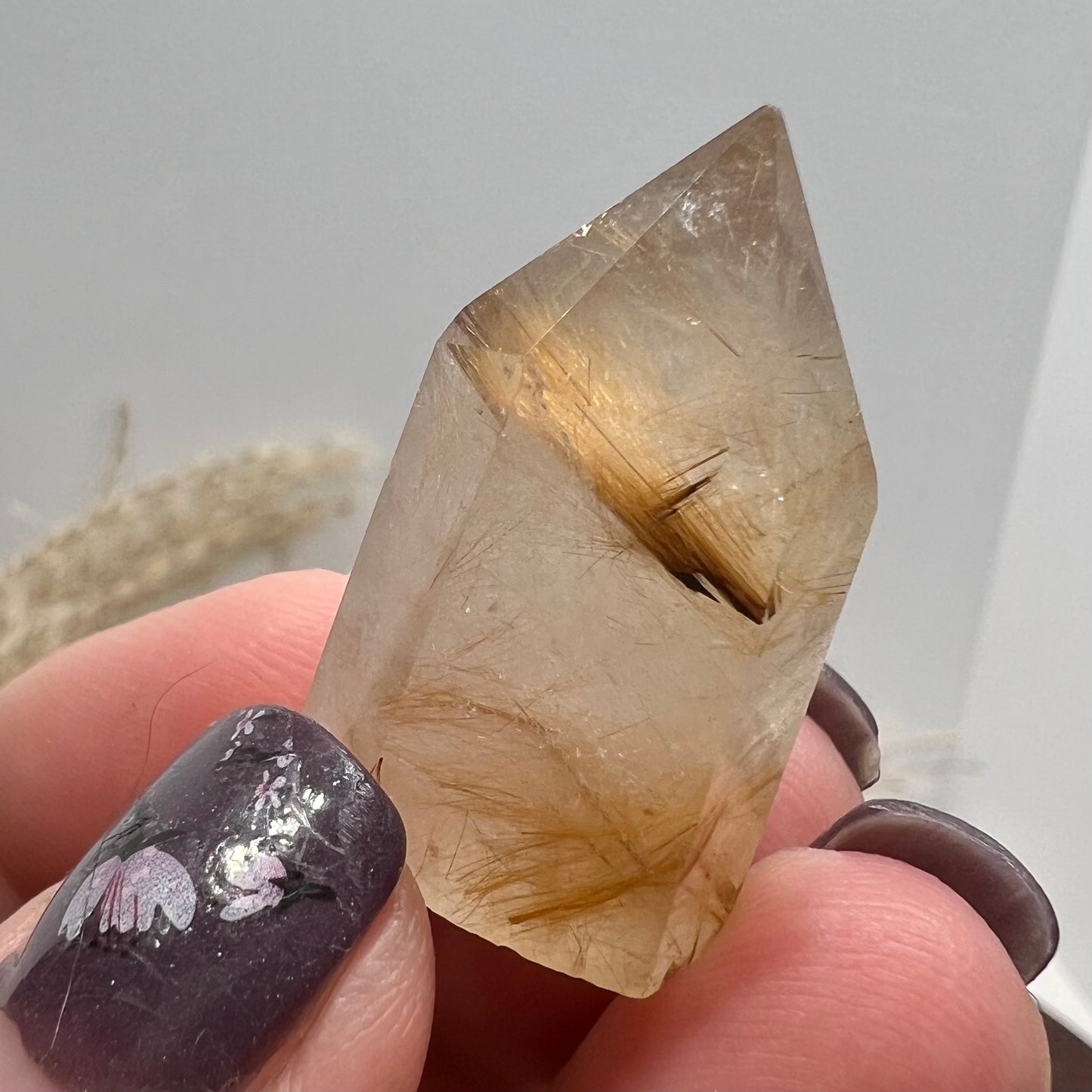 Golden Rutile Quartz Mini Tower (Brazil) (e)