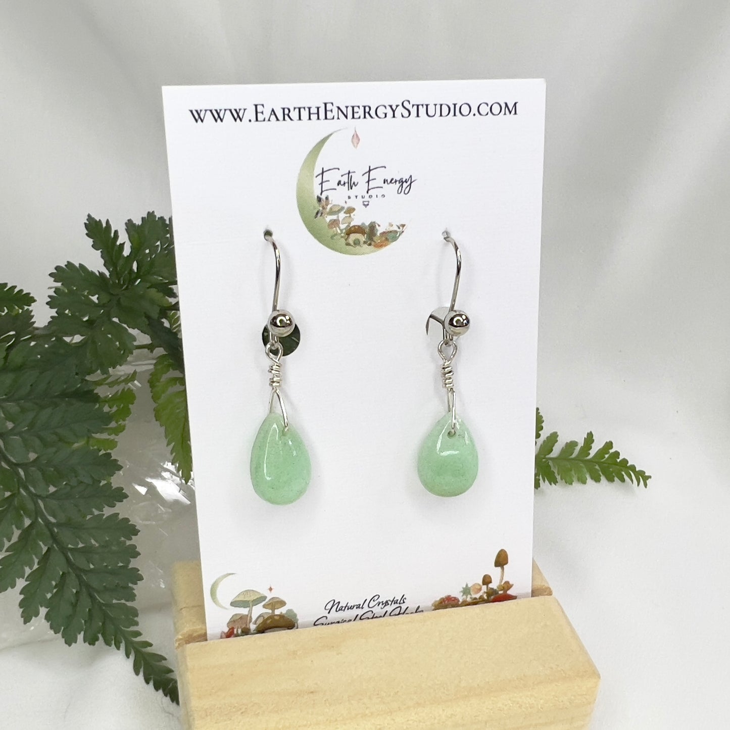 Australian Chrysoprase Crystal Earrings: Uplifting ∙ New Beginnings ∙ Optimism